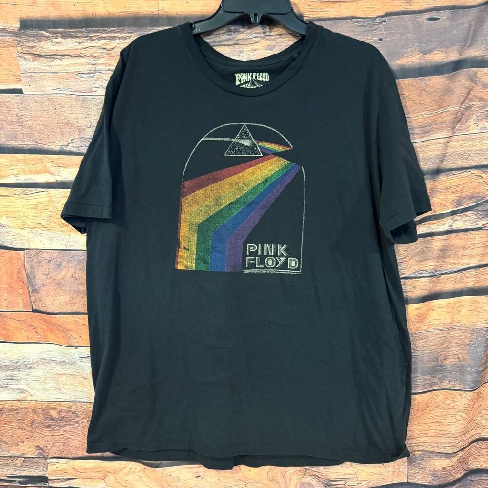 Lucky Brand Pink Floyd Men's Black XXL Dark Side of the Moon Graphic T-Shirt
